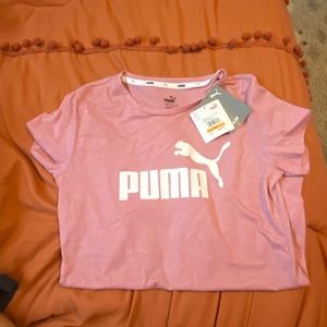 Small pink Heather tee puma